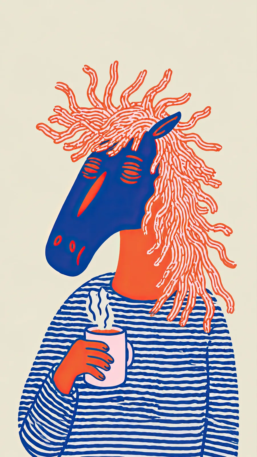Blue Horse — Commercial Display