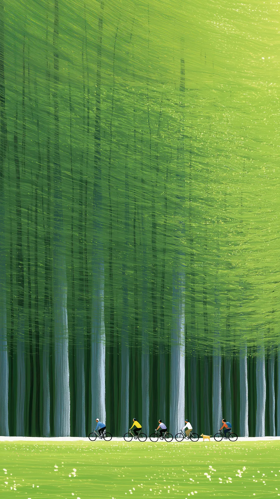 Bamboo Riders — Commercial Display