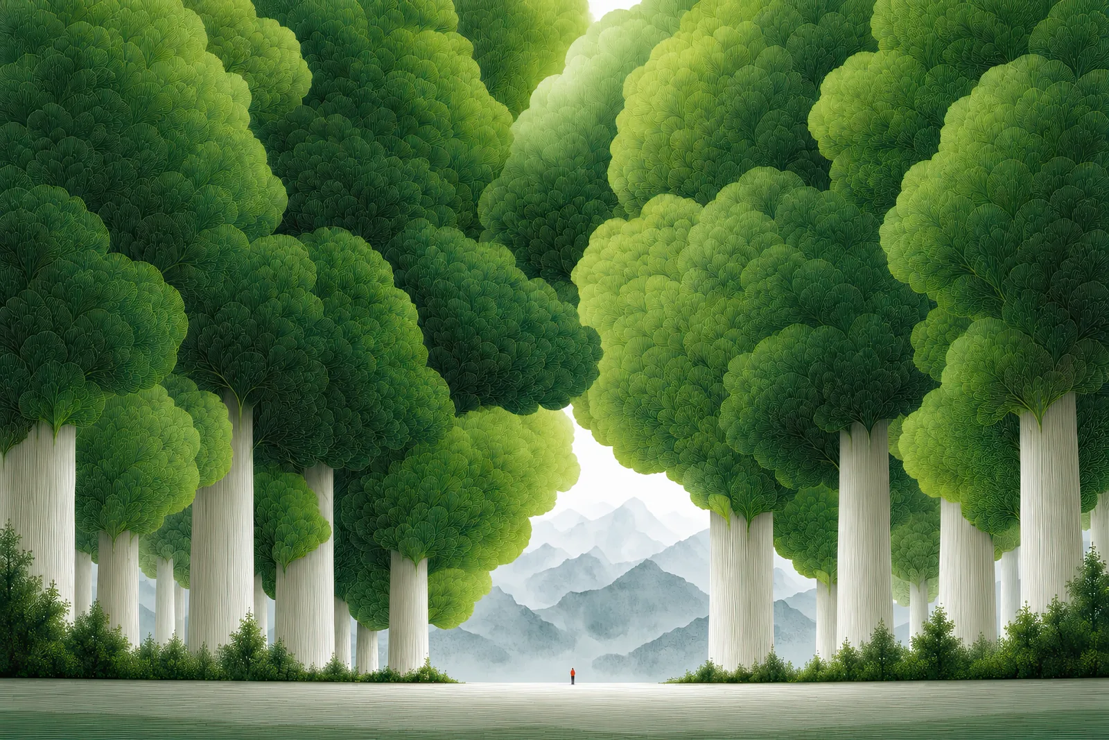 The Quiet Wanderer — landscape