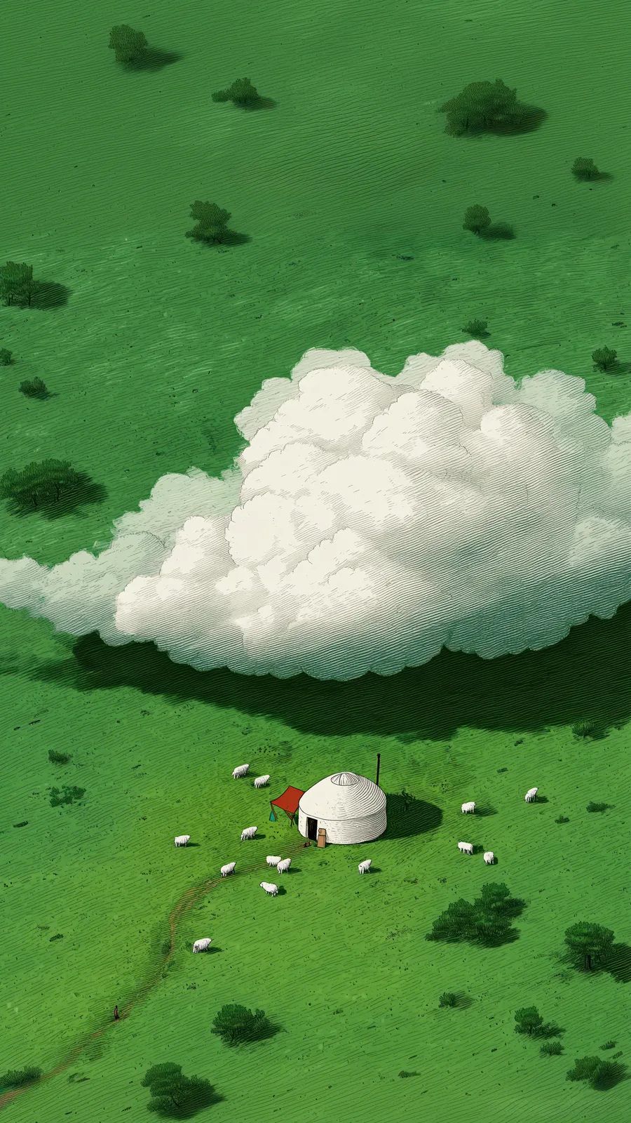 Clouds & Sheep — Commercial Display
