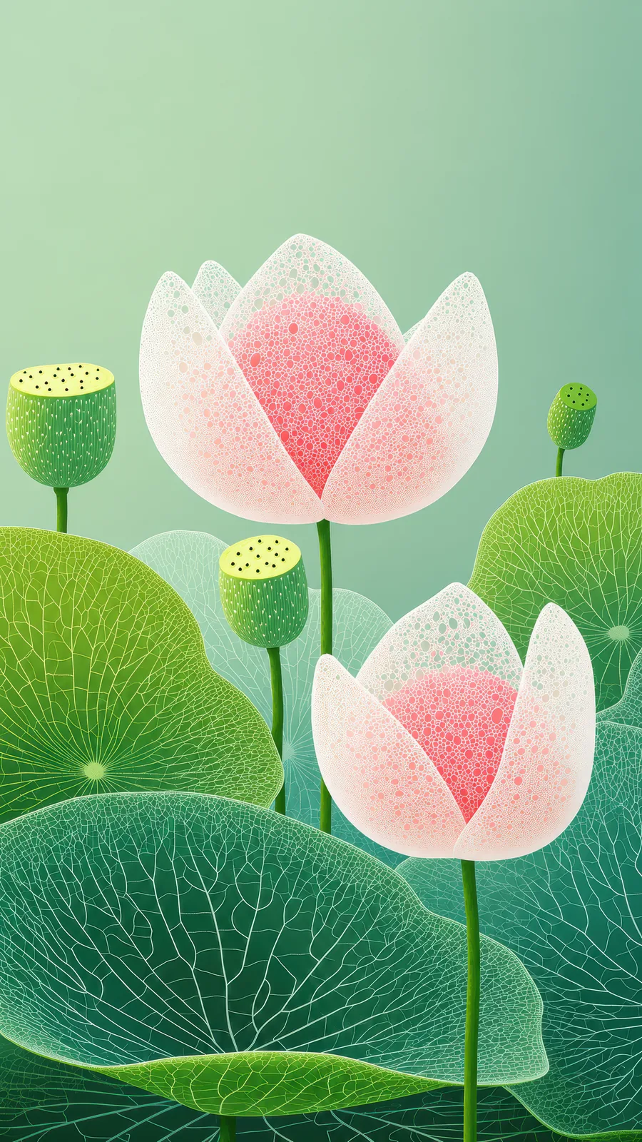 Mint Lotus — Commercial Display