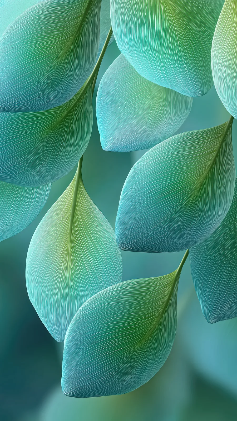 Teal Feathers